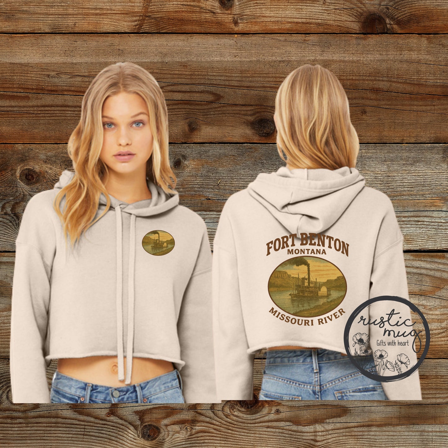 Steamboat Cropped Hoodie