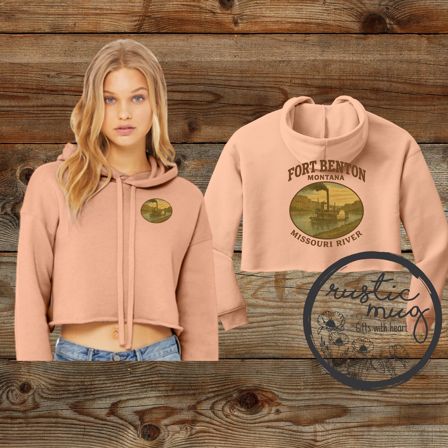 Steamboat Cropped Hoodie