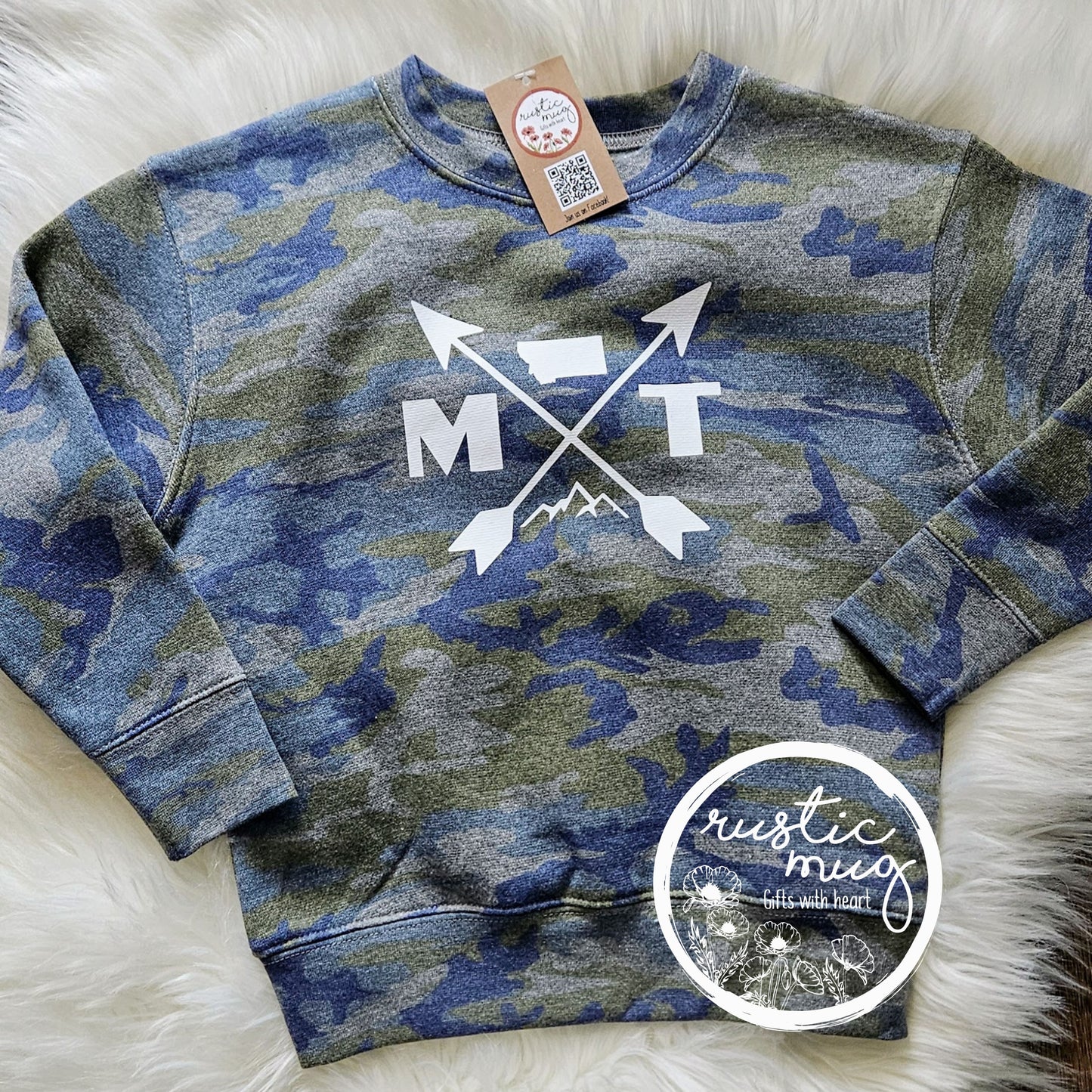 Montana Toddler Camo Sweatshirt