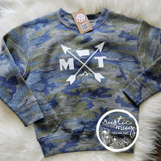 Montana Toddler Camo Sweatshirt