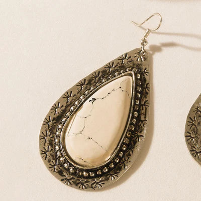 Helena Earrings in Nickel Bloom