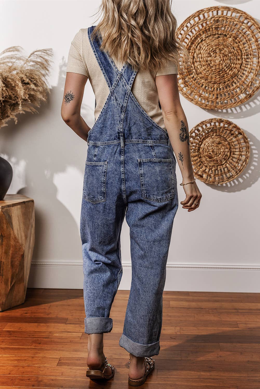 Denim Bibs with Pockets