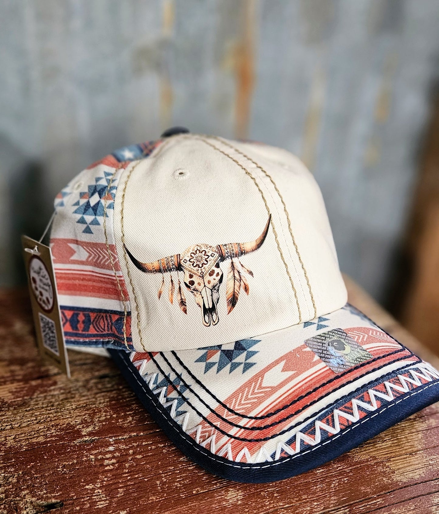 BoHo Skull Aztec Hat