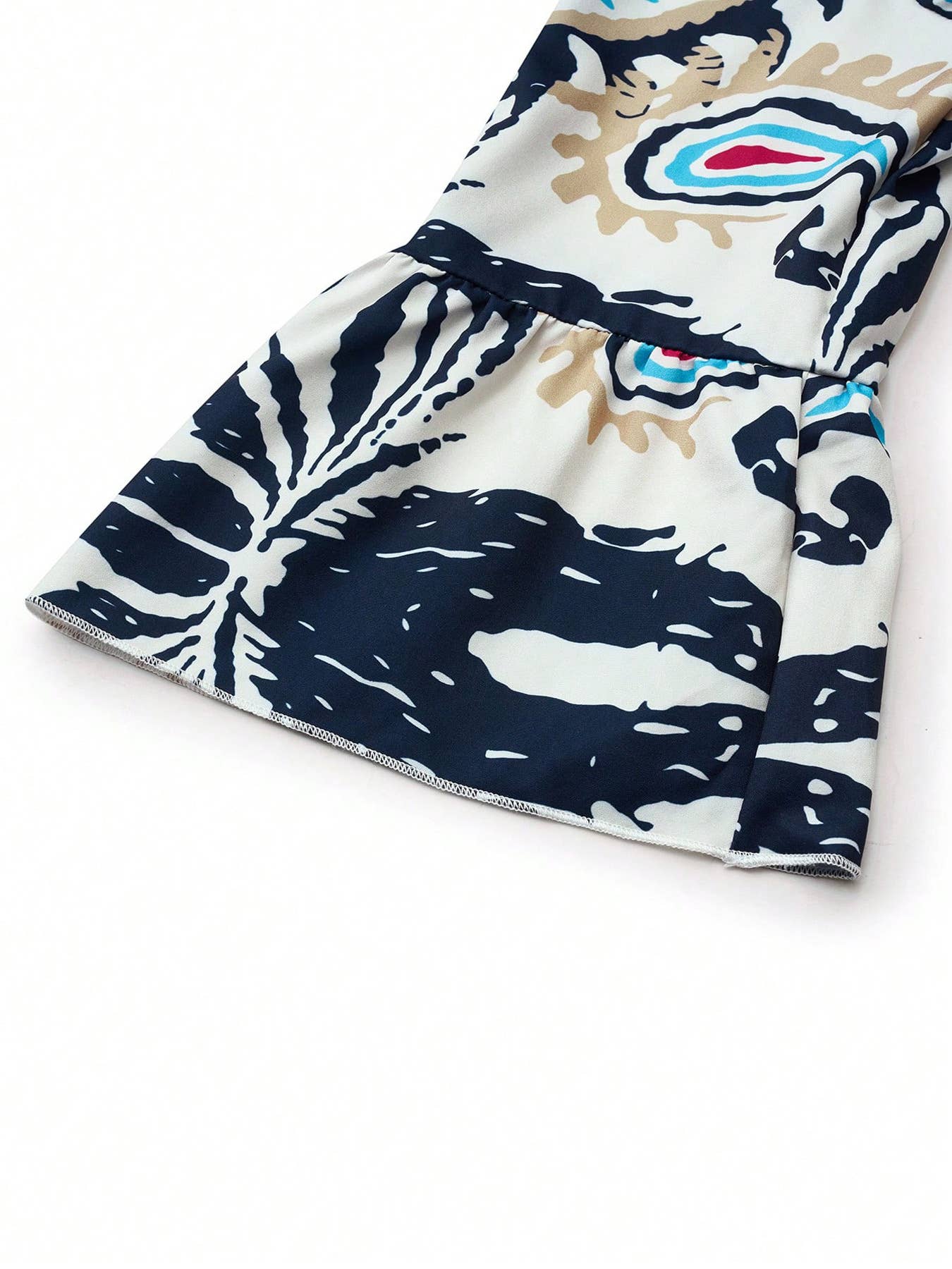 Loose Fitting Casual Multi Color Dress