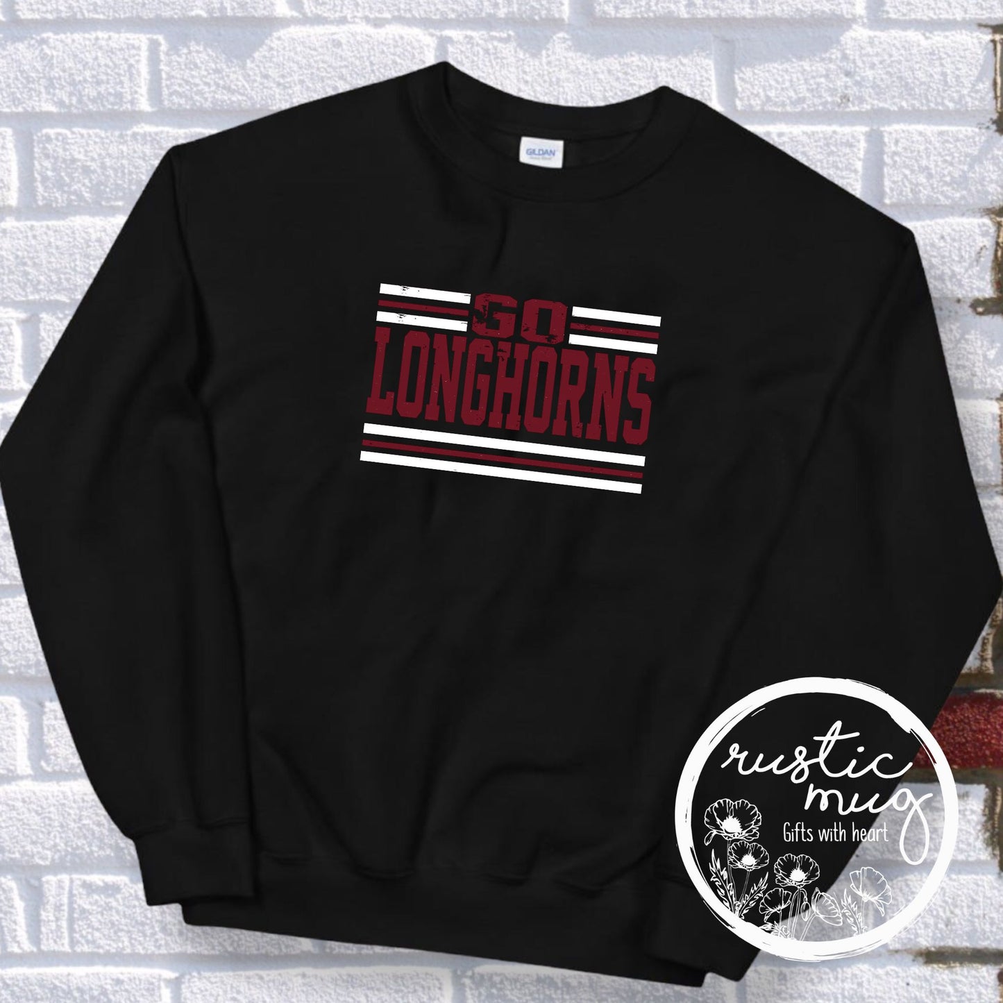 Youth Go Longhorns Crew Sweatshirt