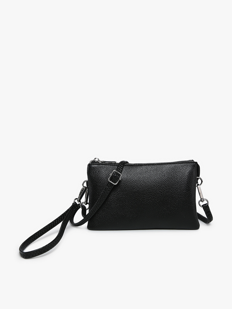 Riley Monogrammable 3 Compartment Crossbody/Wristlet
