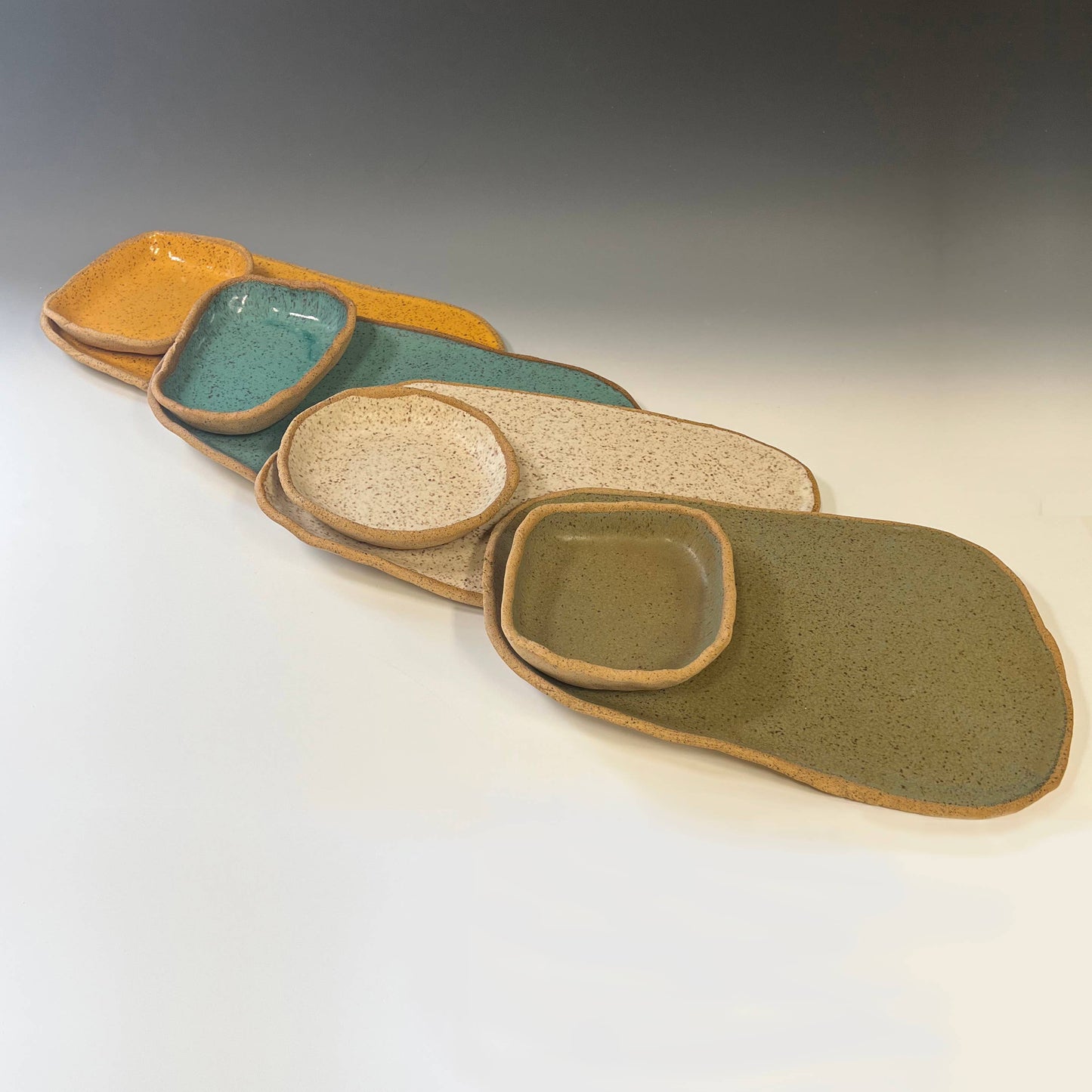 Pottery Bread & Oil Dipper