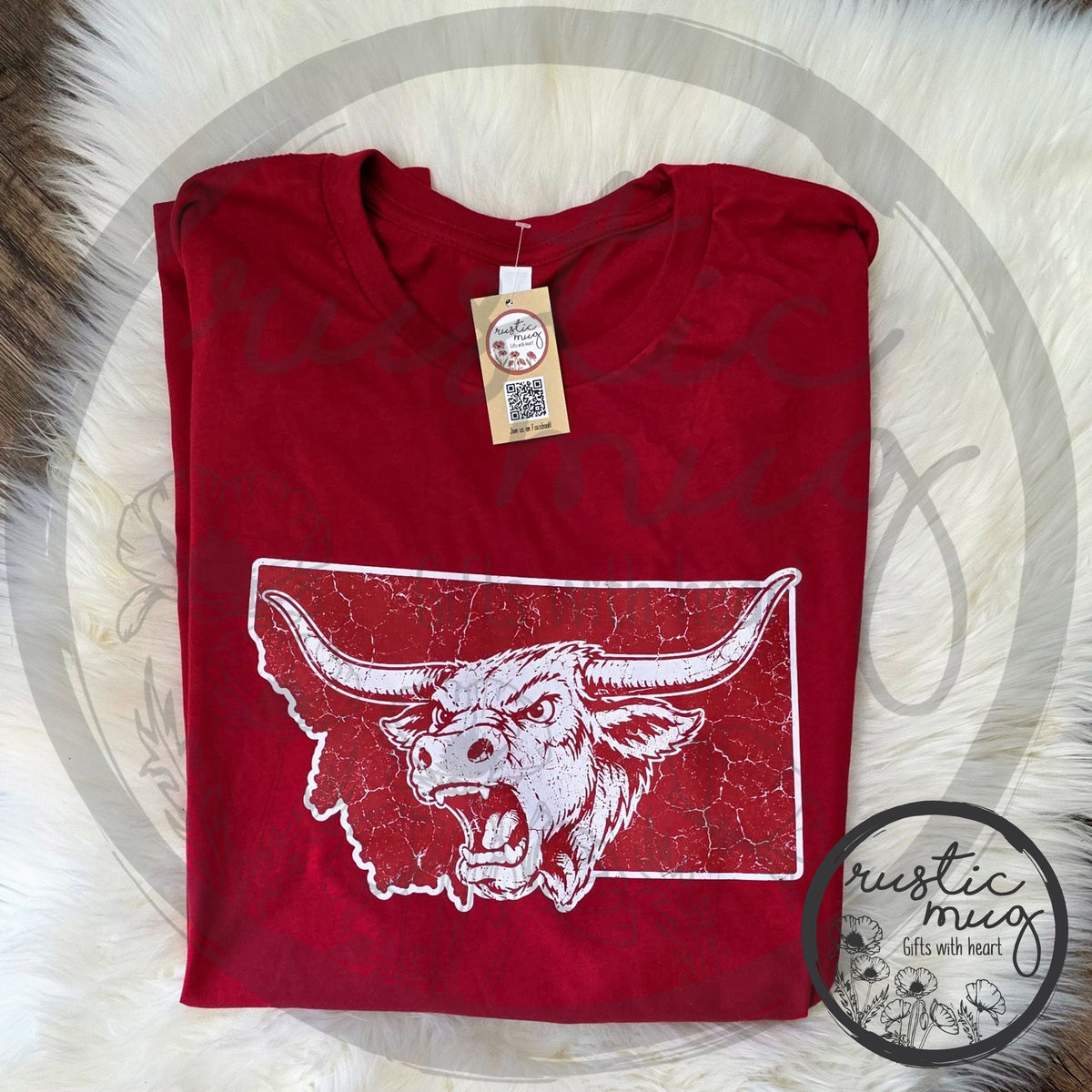 Montana Tough Longhorn Tee