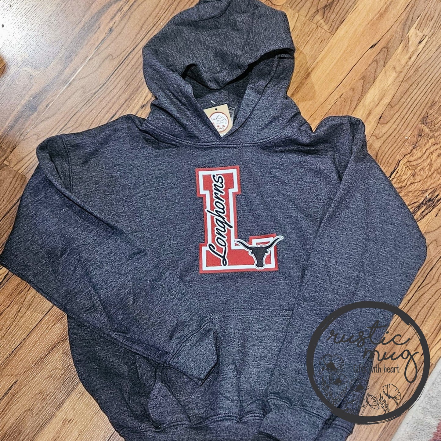 Youth Longhorn "L" Hoodie