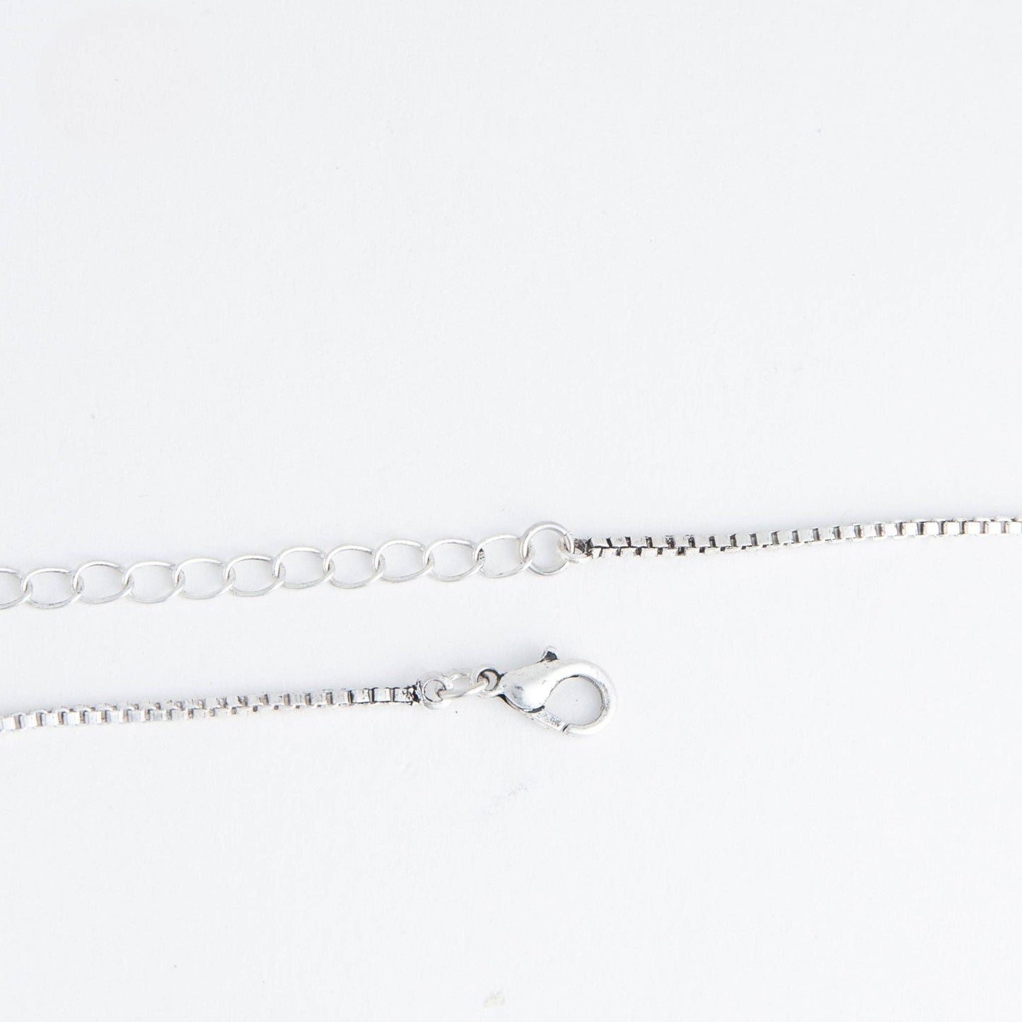 Dahlia Genuine Black Agate Stone Bar 16" Pendant Necklace