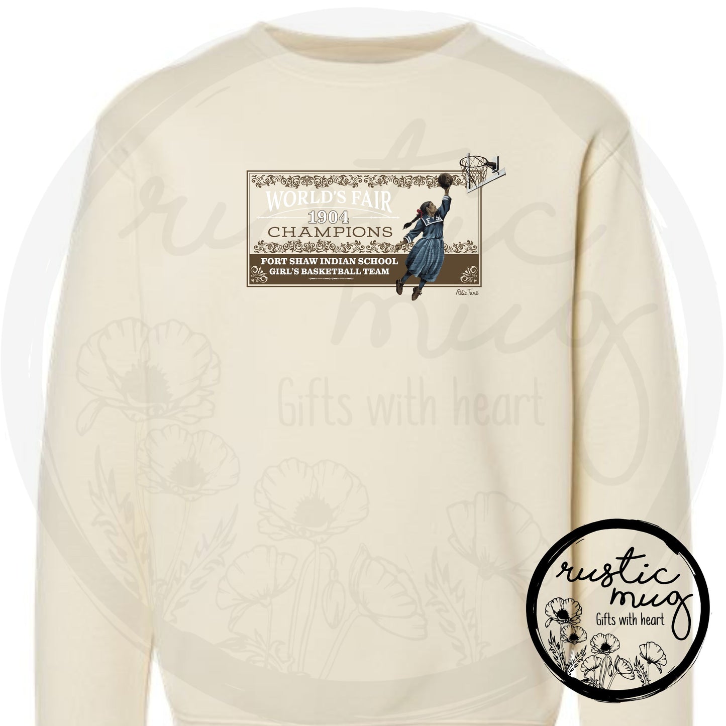 Youth Basketball Mural Sweatshirt