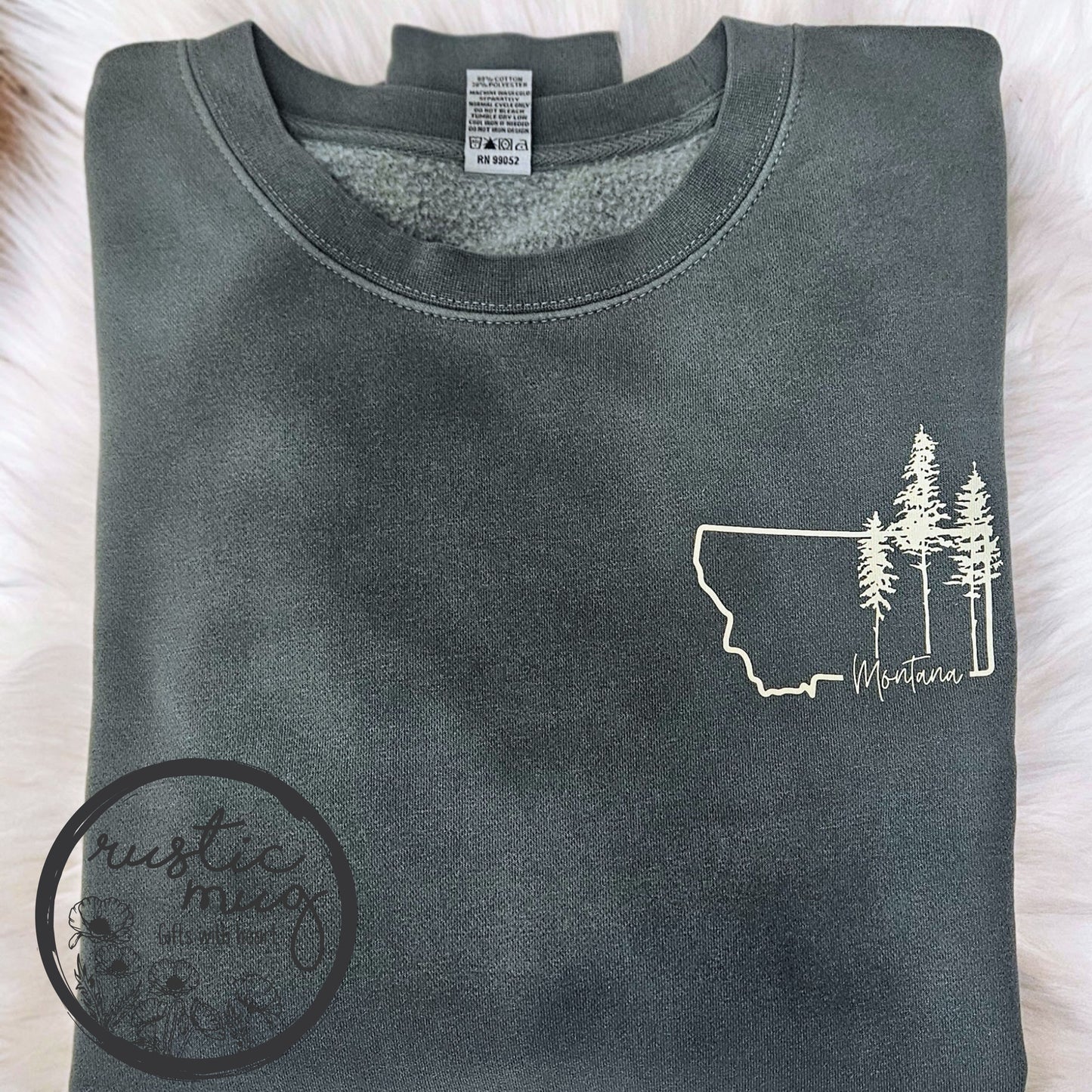 Montana Pines Pigment Dyed Sweatshirt