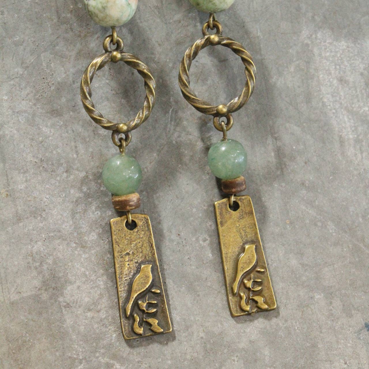 Song Birds Dangle Drop Earrings