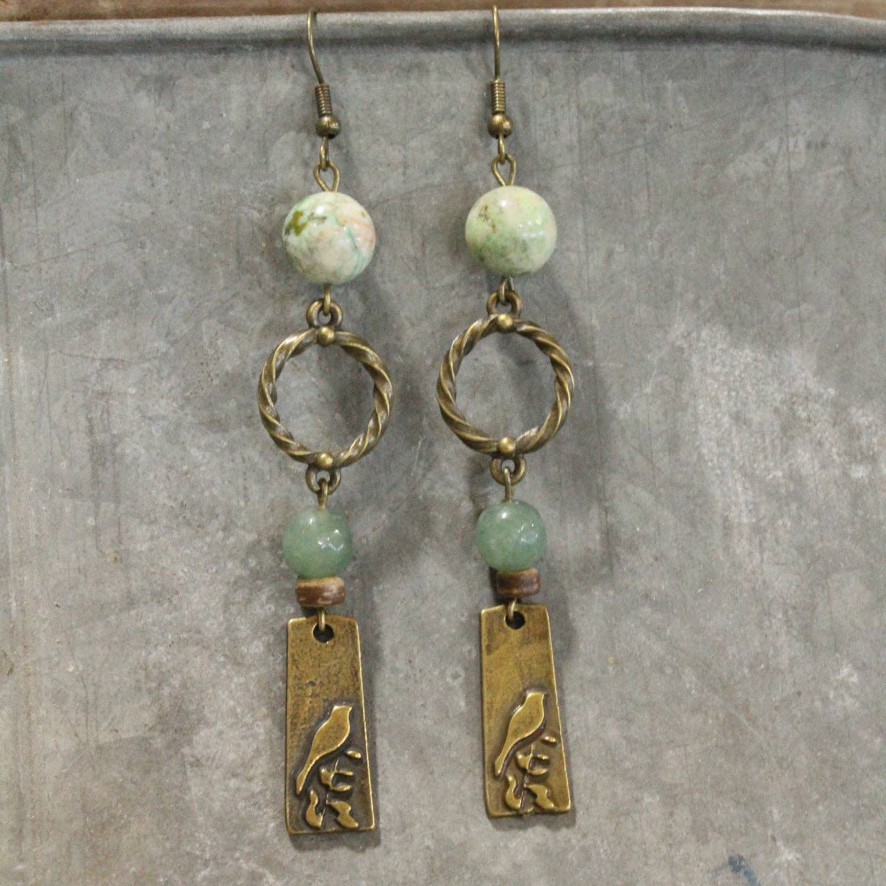 Song Birds Dangle Drop Earrings