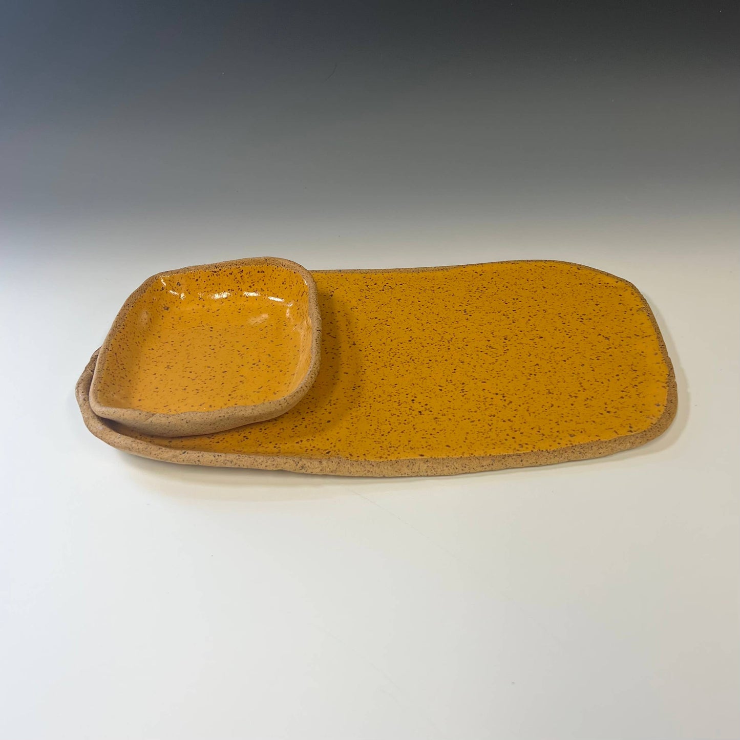 Pottery Bread & Oil Dipper