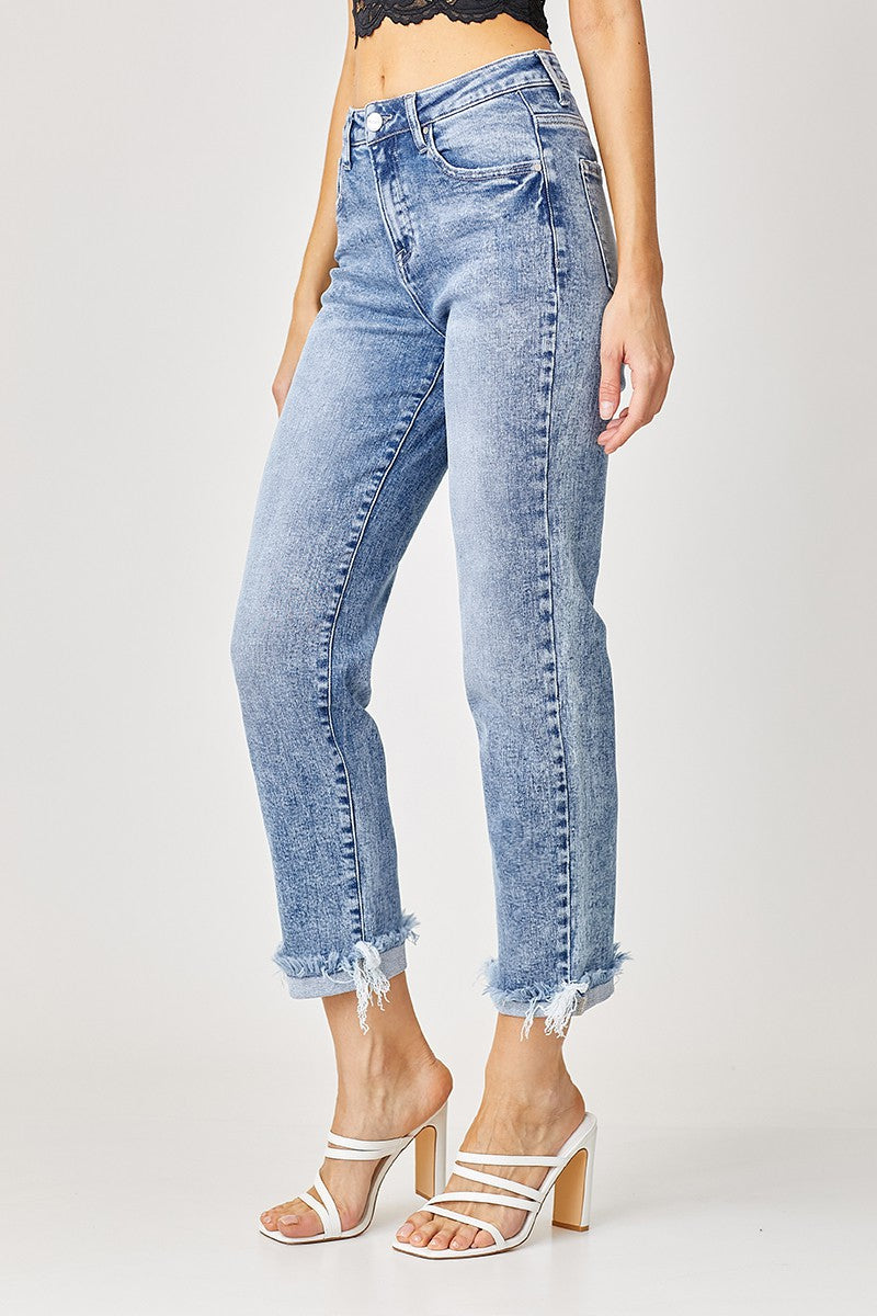Mid Rise Girlfriend Jean