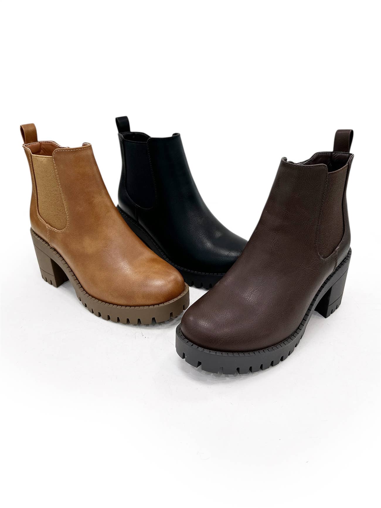 Bianca Block Heel Chelsea Bootie