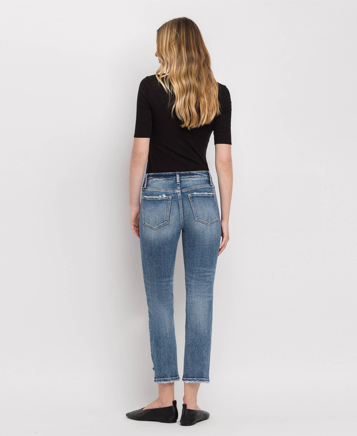 SpeakEasy High Rise Slim Straight Jeans by Lovervet
