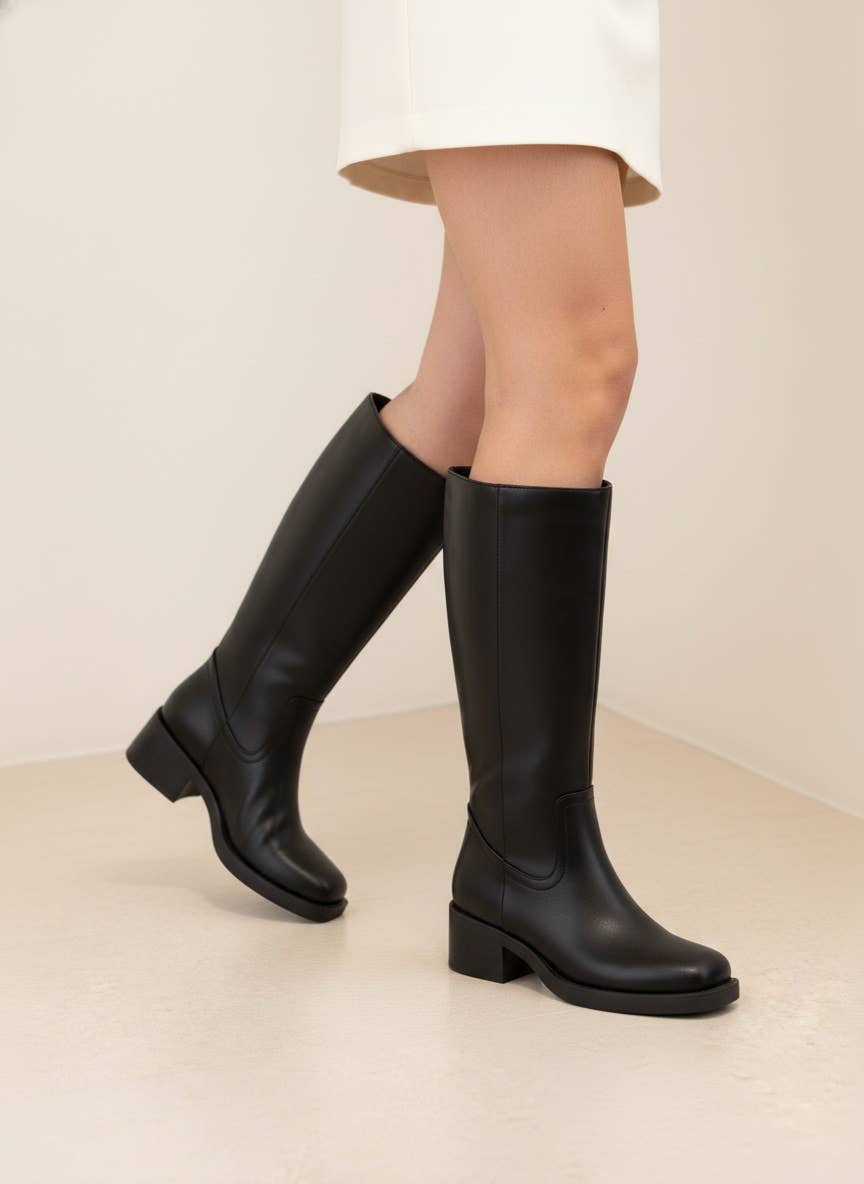Belvin Low Block Heel Boot
