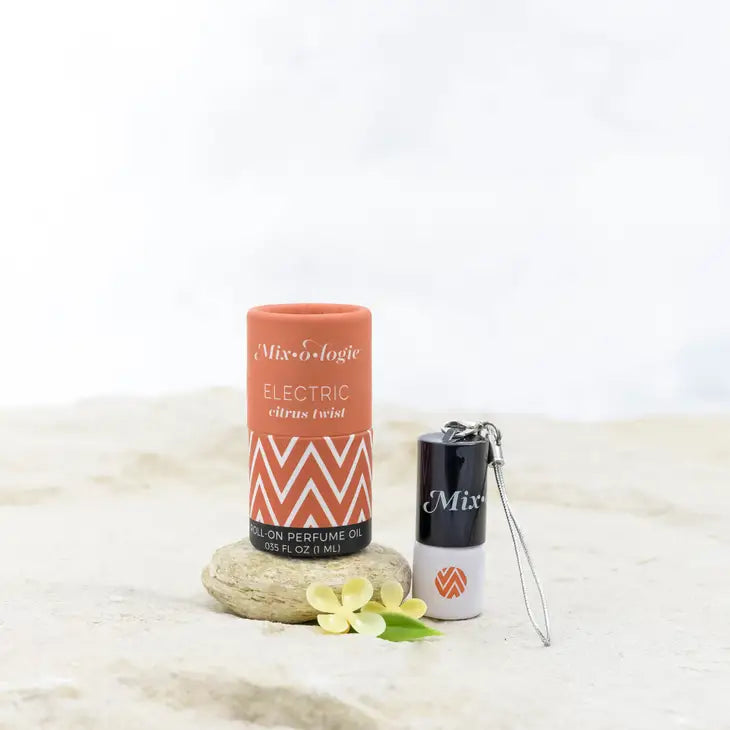 Mixologie Electric (citrus twist) Mini Roll-On Perfume (1 mL) Keychain