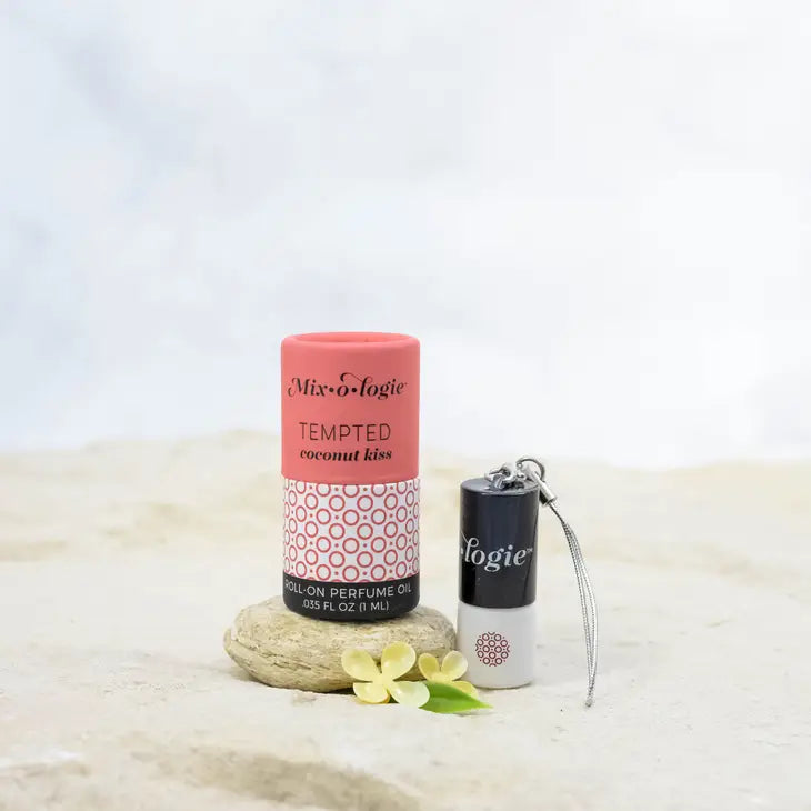 Mixologie Tempted (coconut kiss) Mini Roll-On Perfume Keychain (1 mL)