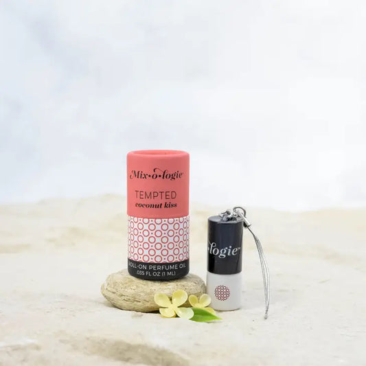 Mixologie Tempted (coconut kiss) Mini Roll-On Perfume Keychain (1 mL)