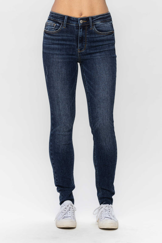 Judy Blue Raw Hem Skinny Jean