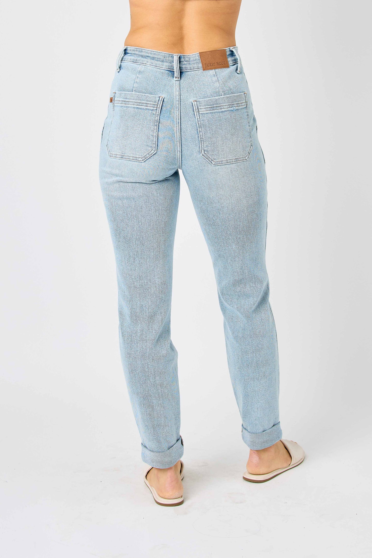 Judy Blue Double Cuff Vintage  Denim Jogger