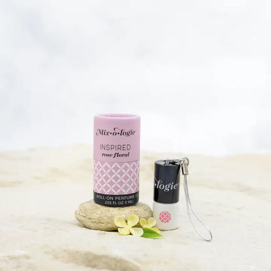 Mixologie Inspired (rose floral) Mini Roll-On Perfume (1 mL) Keychain