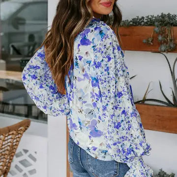 Floral Smocked Blouse