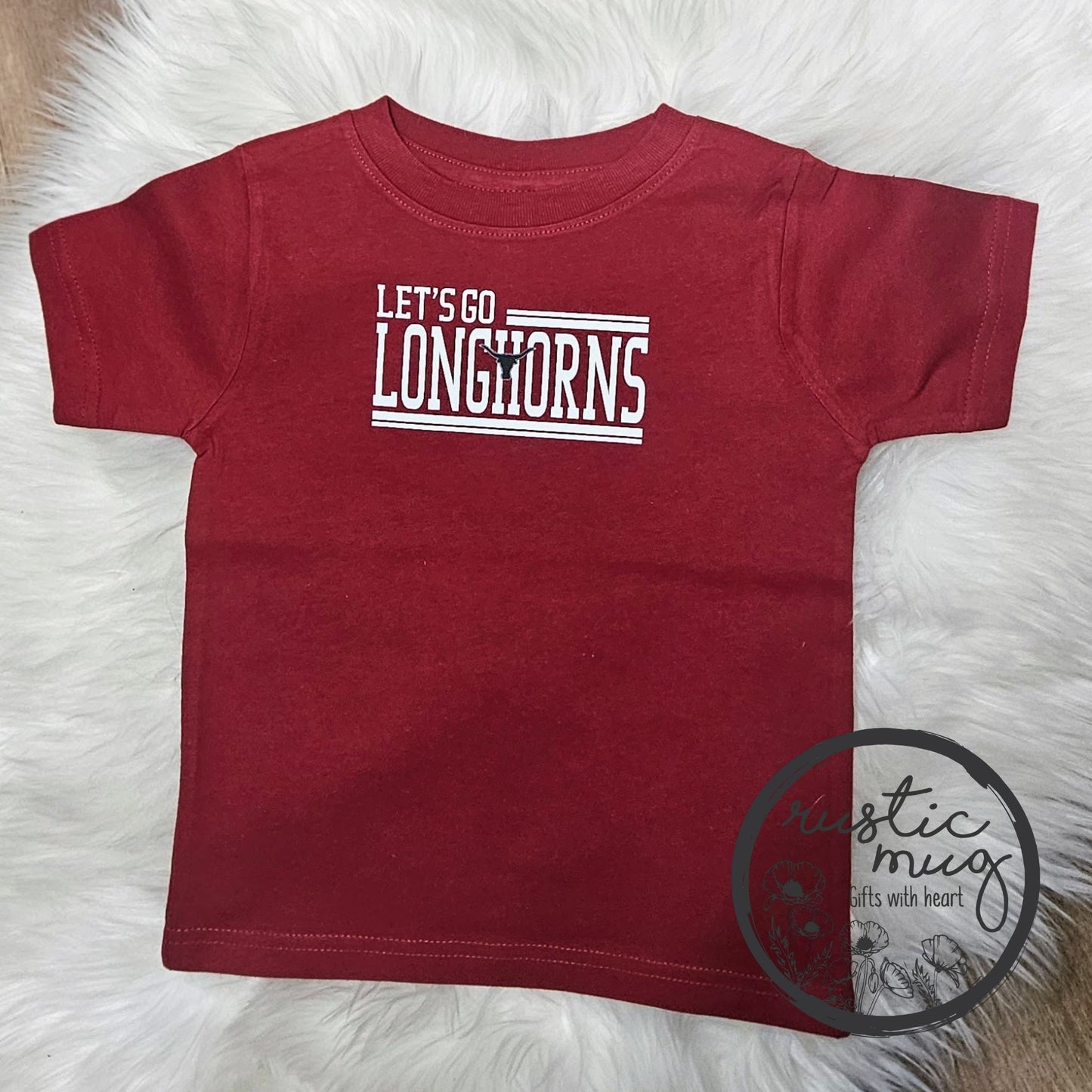 Let's Go Longhorns Toddler Tee