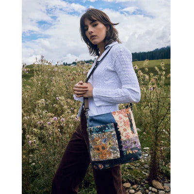 Le Fleur Blu Shoulder Bag by Myra
