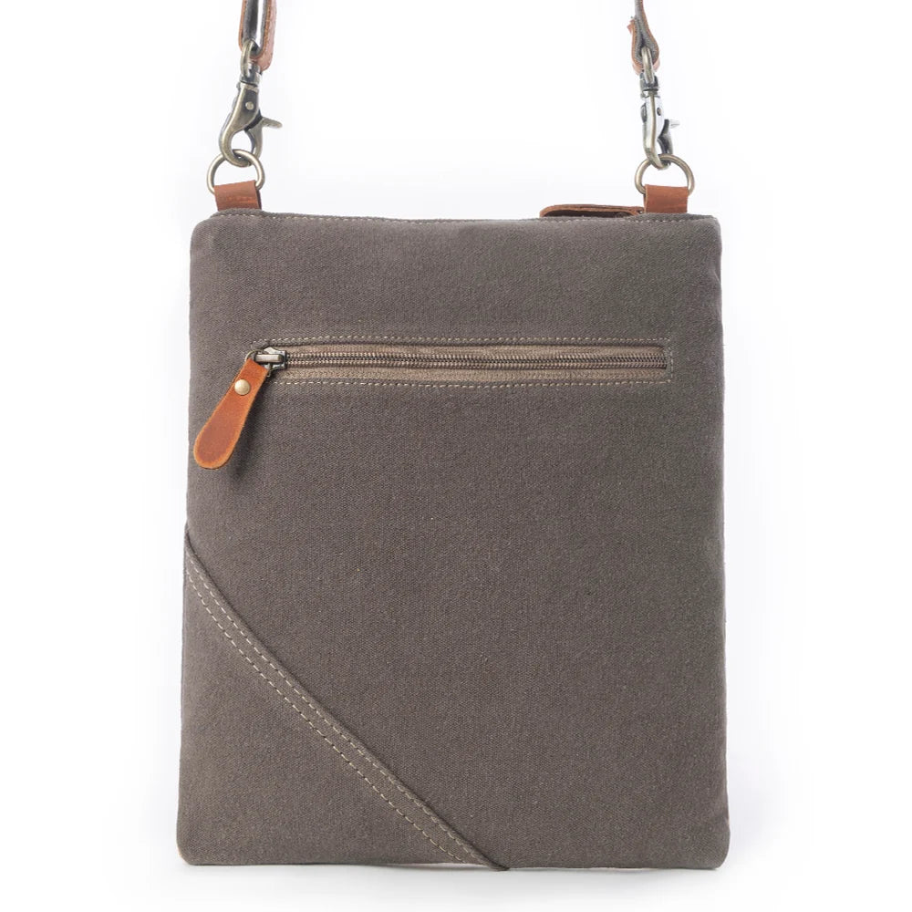 USA Canvas Patch Crossbody Bag by Myra