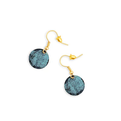 Blue Intrigue Earrings by Myra