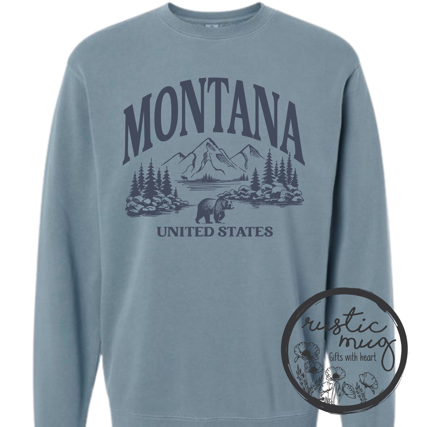 Montana Wanderlust Wilderness Sweatshirt