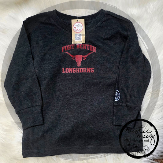 Longhorn LS Toddler Old School Tee