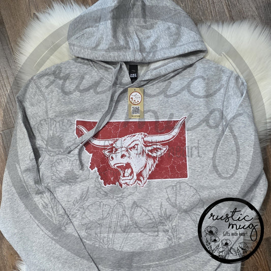Montana Tough Longhorn Hoodie