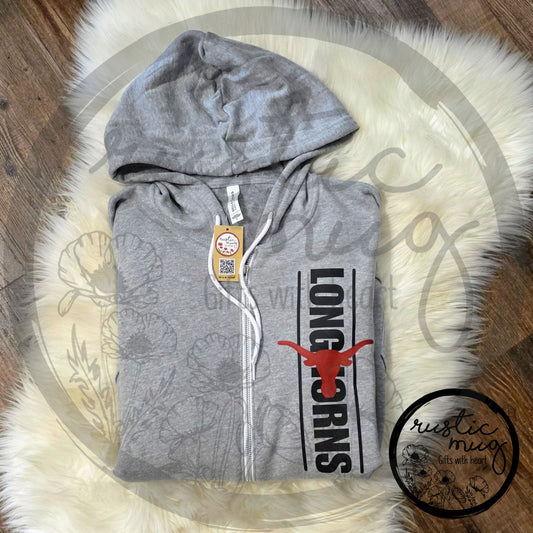 Longhorn Sideline Zip Up Hoodie