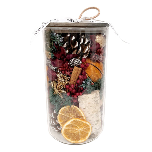 Holiday Spice Potpourri Jar