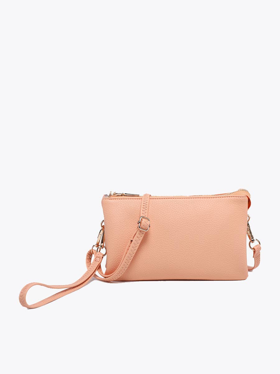 Riley Monogrammable 3 Compartment Crossbody/Wristlet