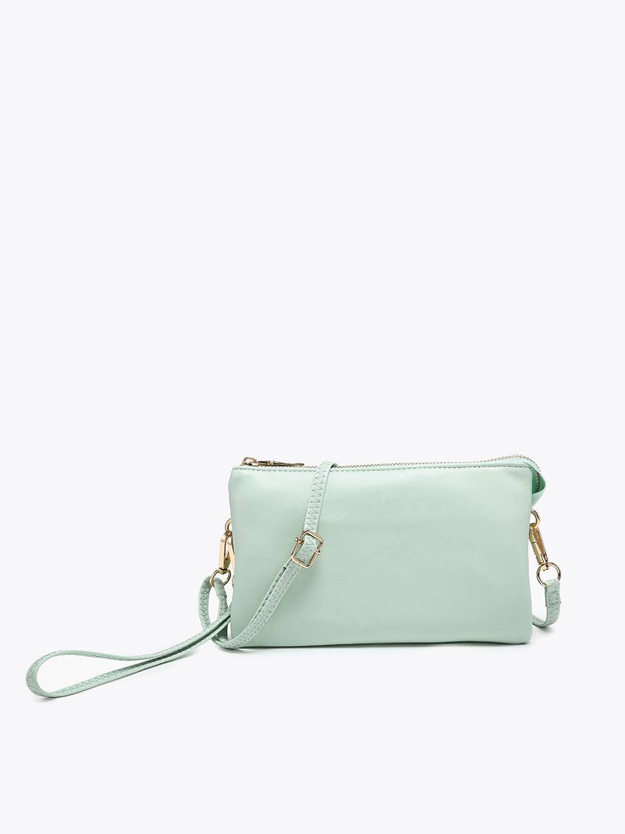 Riley Monogrammable 3 Compartment Crossbody/Wristlet