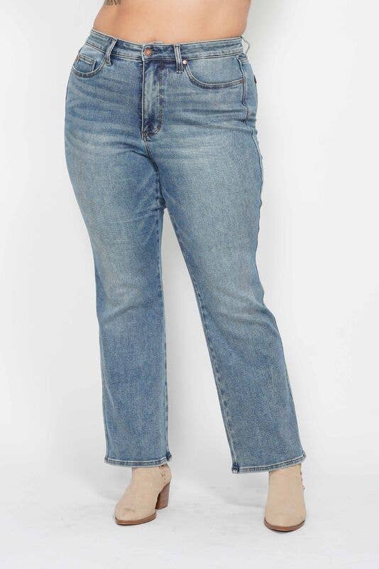 Plus Size HW Bootcut w/ Short Inseam by Judy Blue