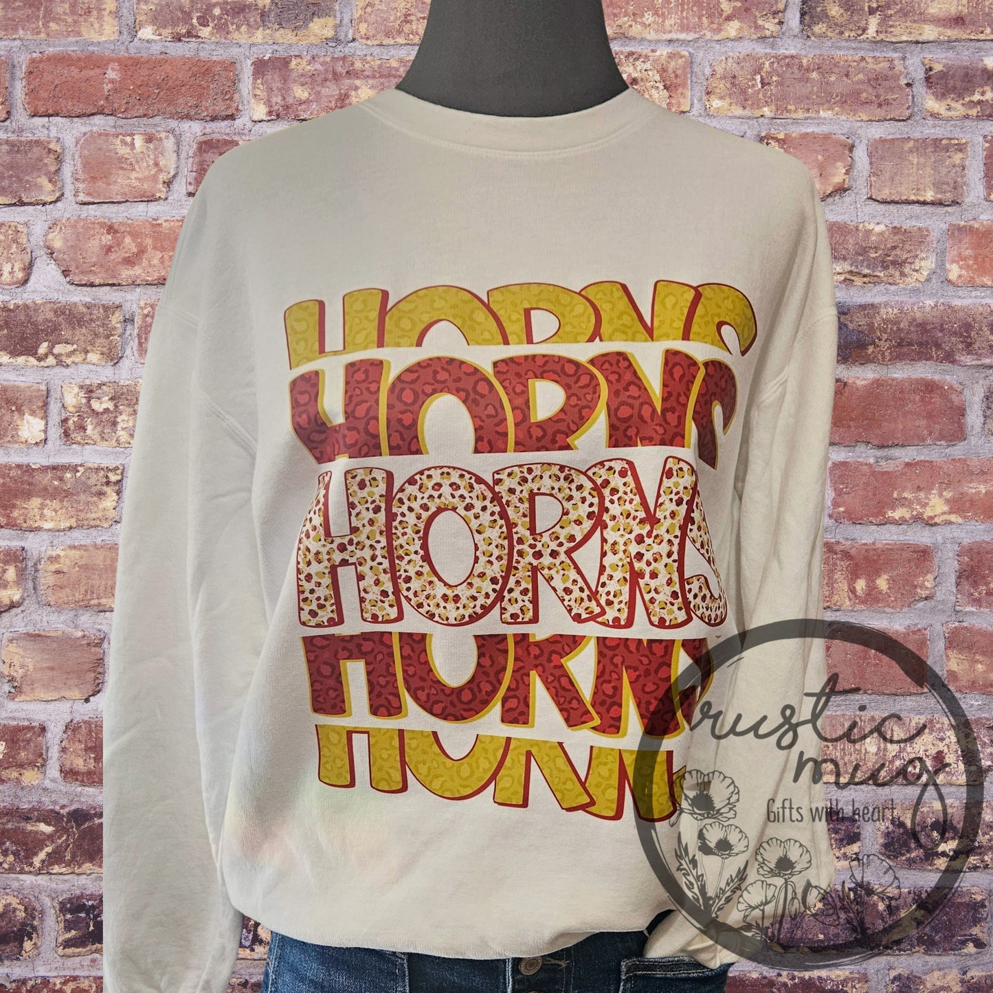 Horns Horns Horns Sweatshirt