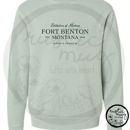 FT. Benton Birthplace Pigment Dyed Sweatshirt