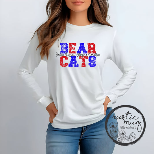 Long Sleeve Bearcats Comfort Color Tee