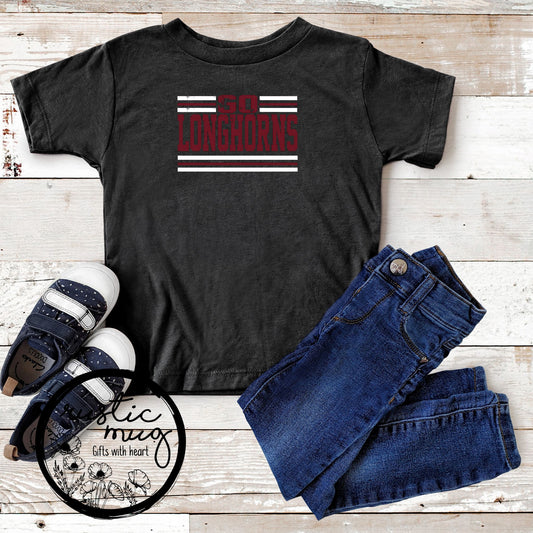 Youth Go Longhorns Tee