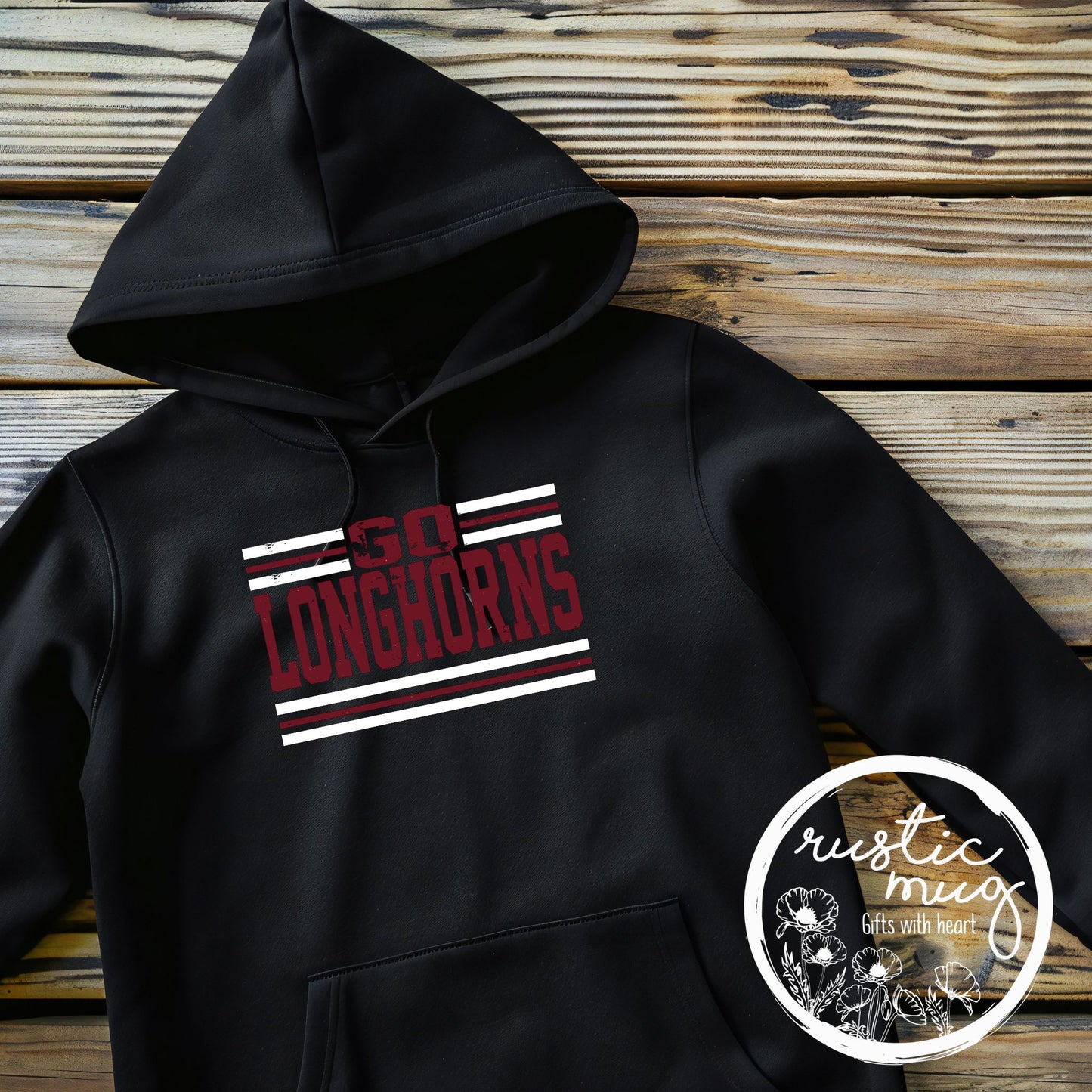 Adult Go Longhorns Hoodie