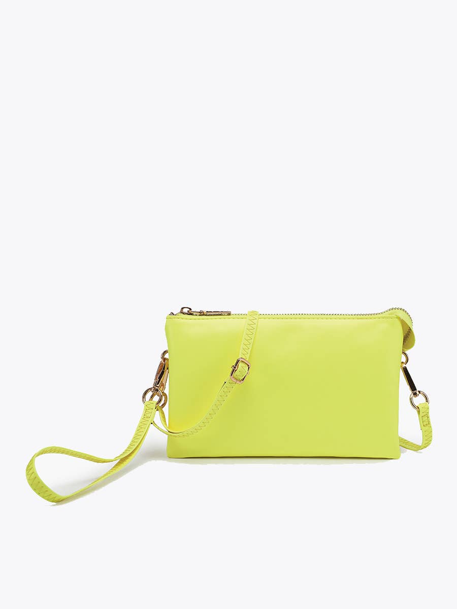 Riley Monogrammable 3 Compartment Crossbody/Wristlet