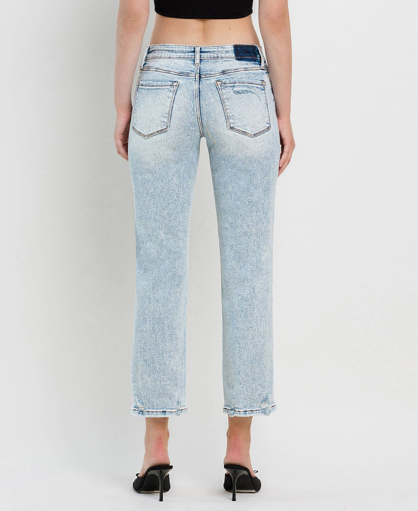 Like A Boss Mid Rise Crop By Lovervet
