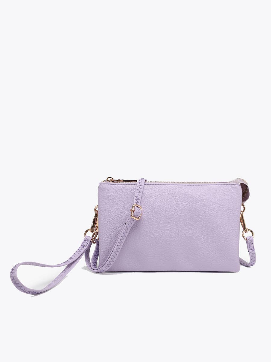 Riley Monogrammable 3 Compartment Crossbody/Wristlet